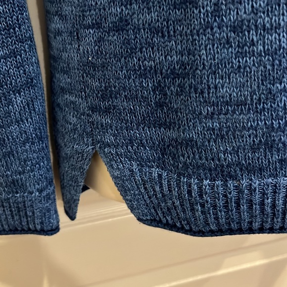 Lilly Pulitzer Aegean Navy Blue Marl Bayport Sweater size XS - Picture 3 of 7